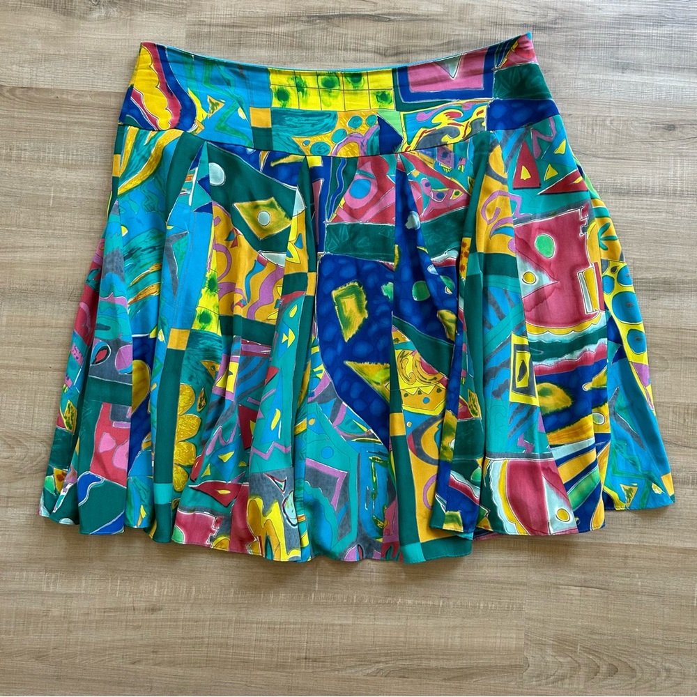 Lauren Ralph Lauren Multicolor Abstract Skirt